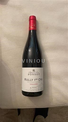 Burgundija Руи Premier Cru Domaine Ponsot Vauvry 2022