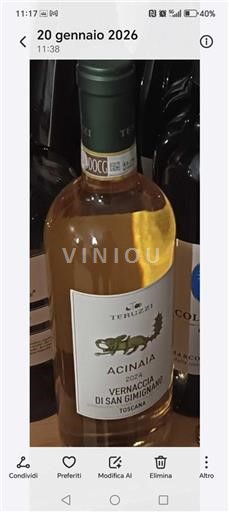 Toskana Вернача ди Сан Ђимњано Teruzzi Acinaia 2024