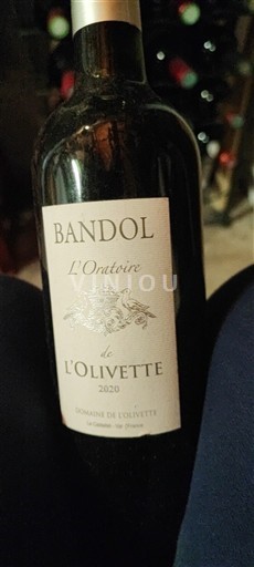 Provence Bandol Domaine L'Olivette L'Oratoire 2020