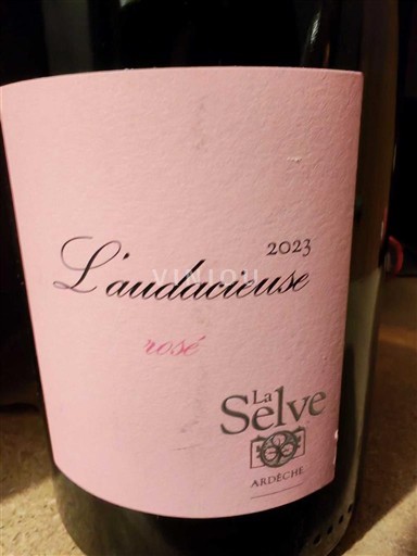 Alpene og Rhône-landene Ardèche Domaine La Selve L'audacieuse 2023