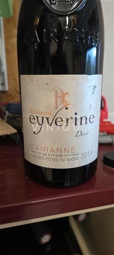 Lugina e Ronës Cairanne Domaine Eyverine Désir 2019