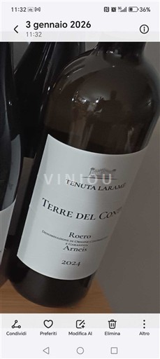Piemonte Roero Arneis Tenuta Larame Terre del Conte 2024