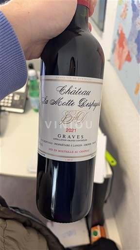 Verërat Rouge sec Château La Motte Dufranc 2021 Francë Bordoja Graves AOC