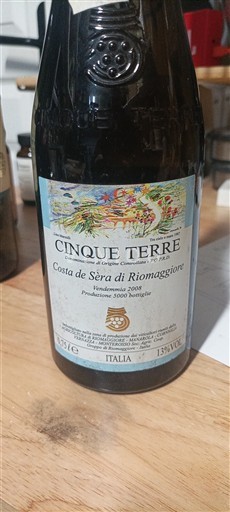 Вина Blanc sec Costa de Sèra di Riomaggiore Non millésimé Italija Ligurija Чинкве Тере DOC