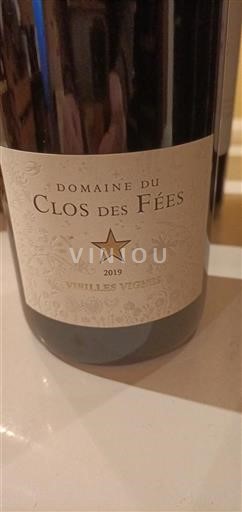Ruzijon Côtes du Roussillon Villages Domaine Clos des Fées Vieilles Vignes 2019