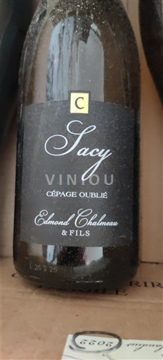 Burgundija Edmond Chalmeau & Fils Sacy Cépage Oublié Non Millésimé
