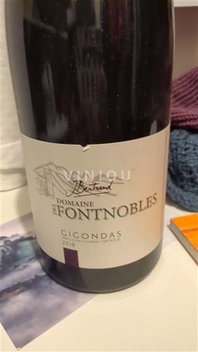 Lugina e Ronës Gigondas Domaine Fontnobles 2018