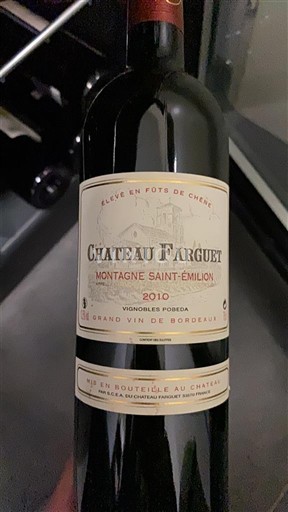 Bordo Montanja Sen Emilion Château Farguet 2010