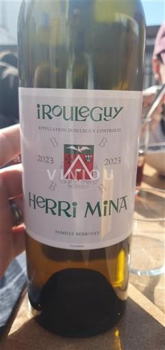 Jugperëndim Irouléguy Famille Berrouet Herri Mina 2023