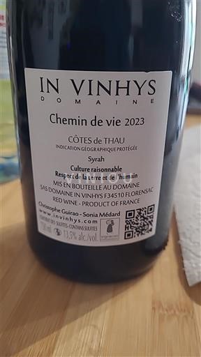 Lengdok dhe Rusionjë Côtes de Thau In Vinhys Chemin de vie 2023