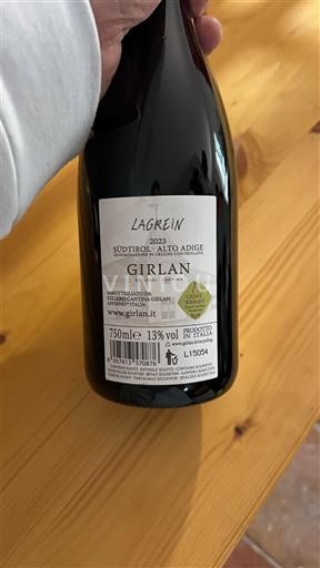 Trentino-Alto Adige E paspecifikuar GIRLAN Lagrein 2023