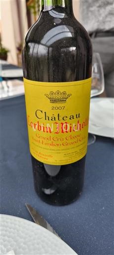 Bordeaux Saint-Émilion Grand Cru Grand Cru Château Corbin Michotte 2007