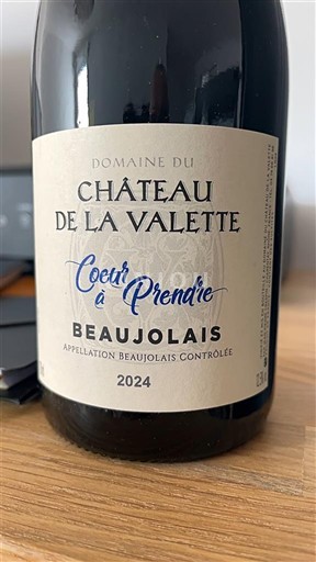 Beaujolais Château La Valette Cœur à Prendre 2024