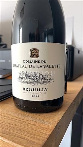 Beaujolais Brouilly Domaine Château de La Valette 2022