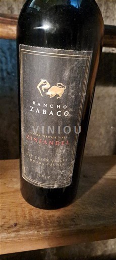 AVA kaliforniane Dry Creek Valley Rancho Zabaco Sonoma Heritage Vines 2017
