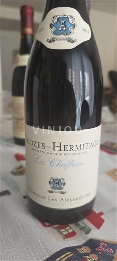 Rhônedalen Crozes-hermitage Domaine Les Alexandrins Les Chaffans 2022