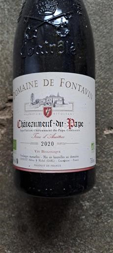Verërat Rouge sec Les Hautes Garrigues Domaine Fontavin 2020 Francë Lugina e Ronës Châteauneuf-du-Pape AOC