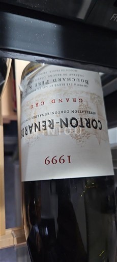 Verërat Rouge sec Corton-Renard 1999 Francë Burgundi Korton AOC Grand Cru