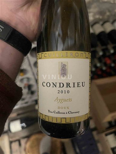 Vine Blanc moelleux Ayguets Yves Cuilleron 2010 Frankrig Rhône-dalen Condrieu AOC