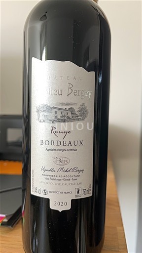 Bordeaux Château Mathieu Bergey 2020