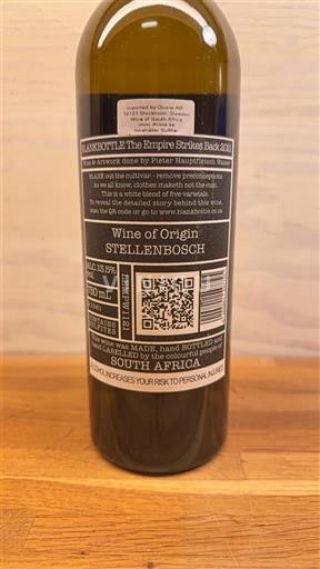 Вина Rouge sec The Empire Strikes Back BlankBottle 2021 Јужна Африка Primorski region Стелленбош