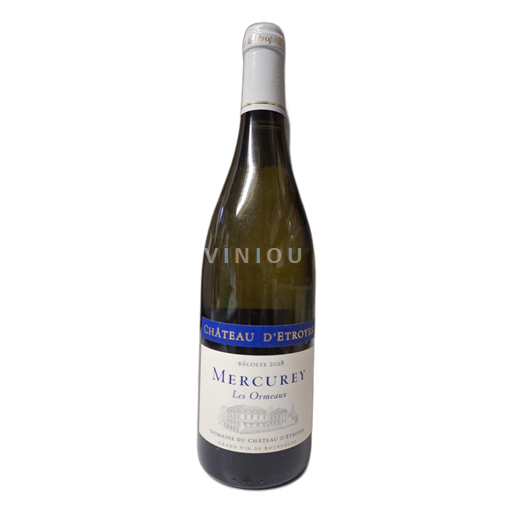 Burgundi Mercurey Château d'Etroyes Les Ormeaux 2018