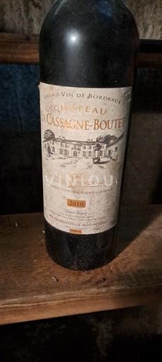 Вина Rouge sec Château La Cassagne-Boutet 2016 Francuska Bordo Кот де Бордо AOC