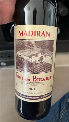 Jugperëndim Madiran Domaine Cru du Paradis Cru du Paradis 2021