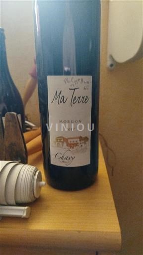 Viner Rouge sec Ma Terre Chavy 2017 Frankrike Beaujolais Morgon AOC