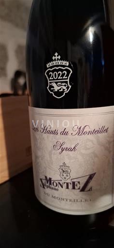 Alpene og Rhône-landene Rhodaliene-høydene Domaine Monteillet Les Hauts du Monteillet Syrah 2022