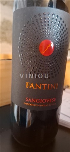 Viner Rouge sec Sangiovese Fantini 2021 Italia Abruzzo Ikke spesifisert DOC