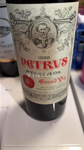 Bordeaux Pomerol Petrus 1988