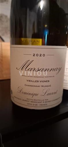 Burgundi Marsannay Dominique Laurent Vieilles Vignes Chardonnay Musqué 2020