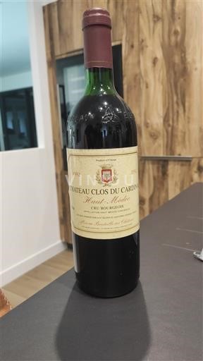 Bordoja Haut-Médoc Château Clos du Cardinal Cru bourgeois 1992
