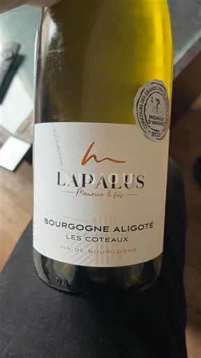 Burgund Bourgogne-aligoté Lapalus Les Coteaux 2024