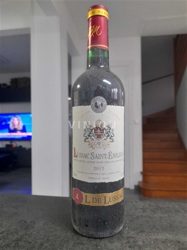 Bordeaux Lussac-saint-émilion Château Lussac L de Lussac 2012