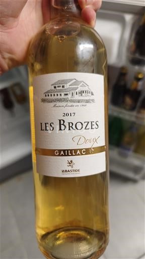 Sørvest Gaillac La Bastide Les Brozes Doux 2017