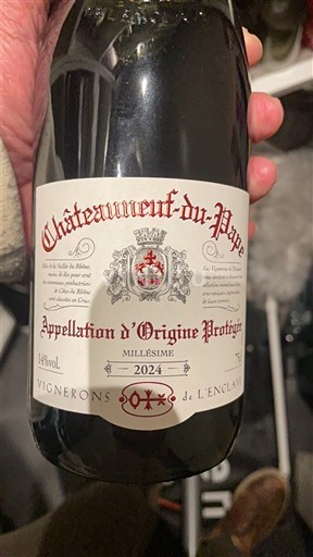 Вина Rouge sec Vignerons de l'Enclave 2024 Francuska Рона долина Шатонеф-дю-Пап AOC