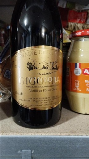 Lugina e Ronës Gigondas Domaine La Tour 2021