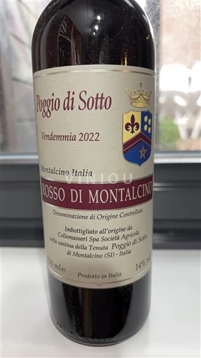 Toscana Rosso di Montalcino Poggio di Sotto 2022