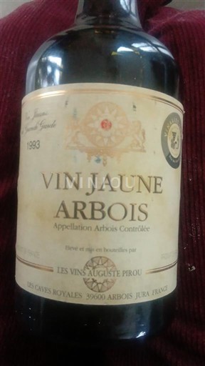 Jura Arbois Les Vins Auguste Pirou Vin Jaune 1993