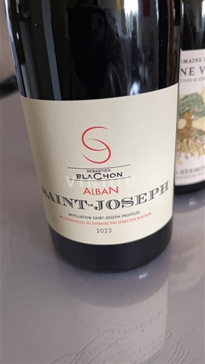 Rhônedalen Saint-Joseph Sébastien Blachon Alban 2023