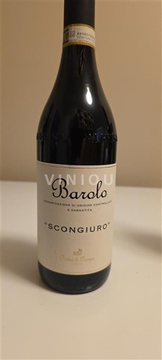 Viner Rouge sec Scongiuro Pietro di Campo 2020 Italia Piemonte Barolo DOCG