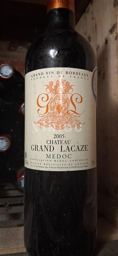 Rượu vang Rouge sec Château Grand Lacaze 2005 Pháp Bordeaux Médoc AOC