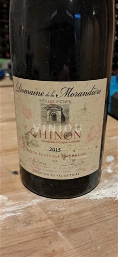 Dolina Loare Chinon Domaine La Morandière Vieilles Vignes 2015