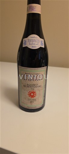 Verërat Rouge sec Tommaso TOMBACCO 2019 Itali Abruci Montepulçanoja e Abrucos DOC