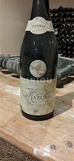 Rhônedalen Côtes-du-rhône Domaine Mazurd 2006