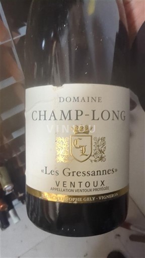Рона долина Ванту Domaine Champ-Long Les Gressannes 2018