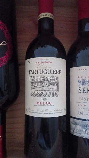 Bordeaux Médoc Château Tartuguière 1998