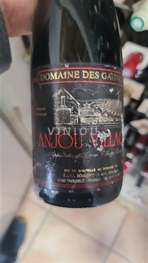Viner Rouge sec Domaine Gagneries 2016 Frankrike Loiredalen Anjou Villages AOC